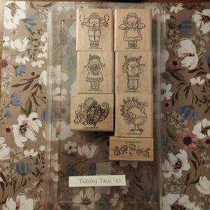 Stampin' Up! Turkey Talk Stamps - Brown and Black